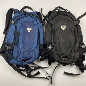 Quest Hydration Backpack Adults Hike Camp Travel School Black Blue Lot Of 2